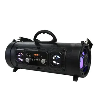 

M17 Outdoor Portable Barrel Speaker Wireless Subwoofer Plastic Knob Adjustment Card Radio Call Function