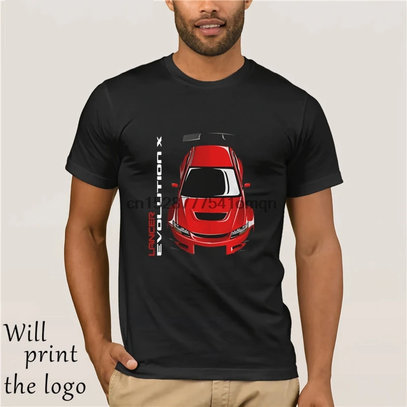 

t shirt divertente camicia Lancer EVO tshirt uomini tee