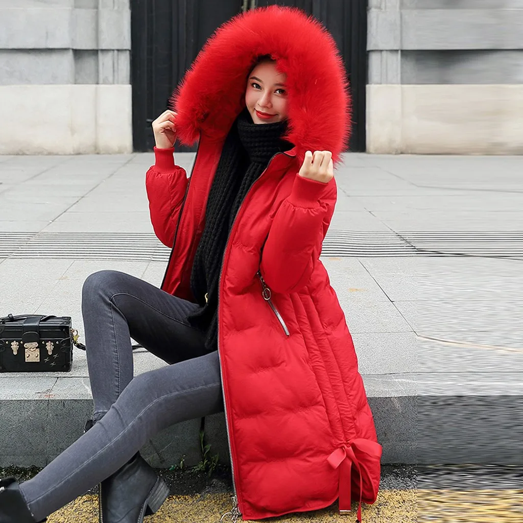 Зимняя женская куртка размера плюс,, модное черное хлопковое Стеганое пальто с длинным рукавом, женский пуховик в Корейском стиле