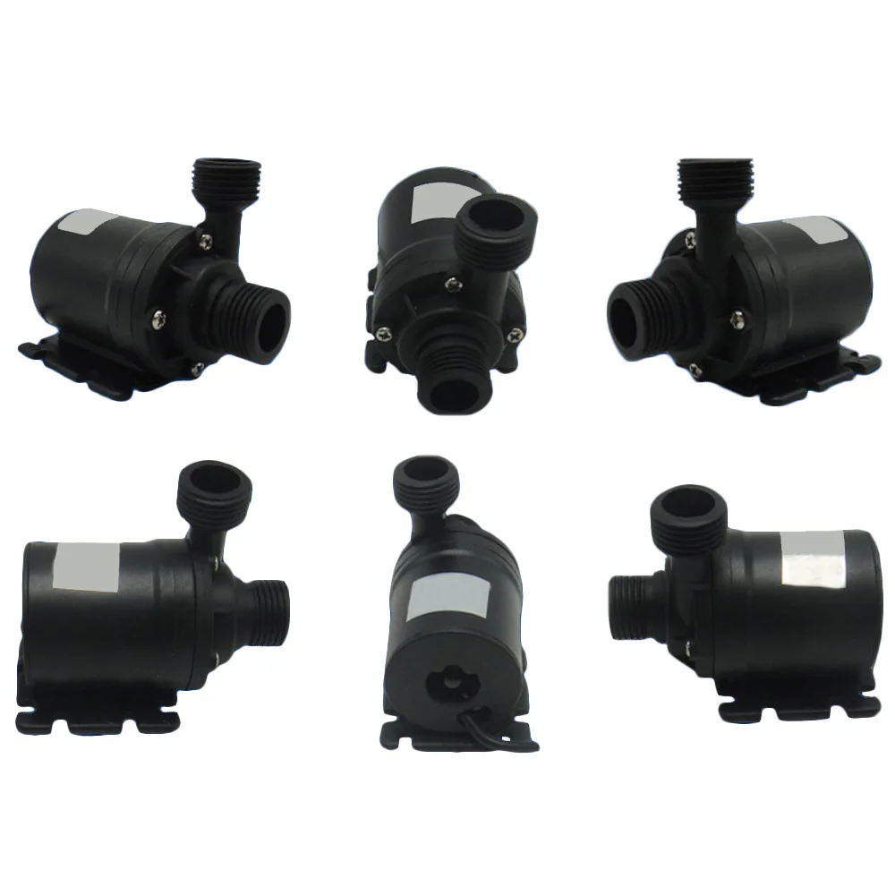 1pc DC 12V/24V 5M 800L/H Portable Mini Brushless Motor Ultra-quiet Submersible Water Pump for Cooling System Fountains Heater