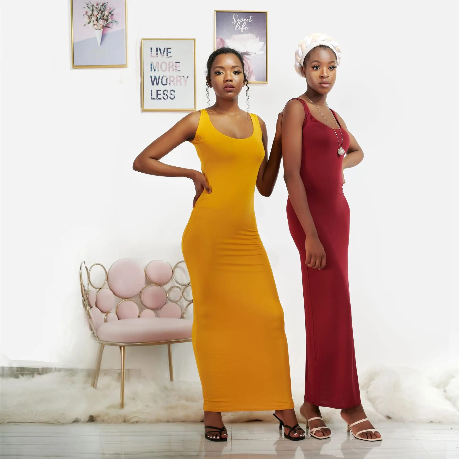 Maxi Tank Dress Women 