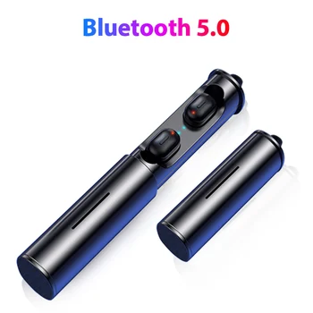 

2020 New Bluetooth Headset Waterproof Headset Automatic Pairing Headset 5.0 Wireless 3D Stereo Headset, Dual Microphone Sports