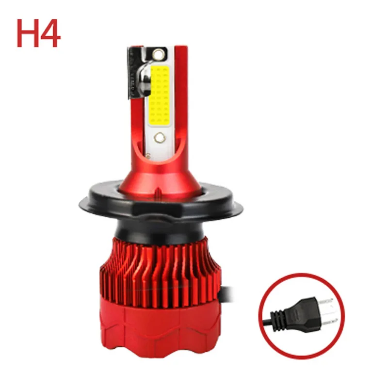 2 шт. COB H4/H7/9005/9006 50 Вт светодиодный фары лампы 4800LM 6000K Энергосберегающие Водонепроницаемый автомобильные лампы для передних фар