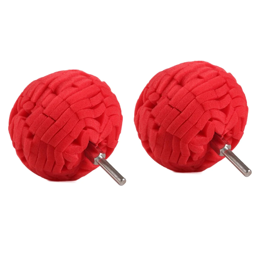 2pcs Polished Balls 3'' 80mm Polishing Buffing Ball Finishing Pad Buff