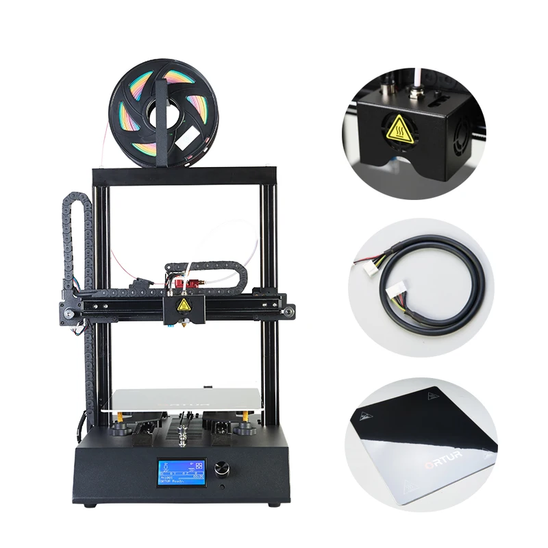 Ortur4 Высокоточный 3d принтер с открытым исходным кодом, полностью металлический каркас, наконечник нити, датчик, DIY 3d принтер, автоматическое выравнивание Impresora 3d