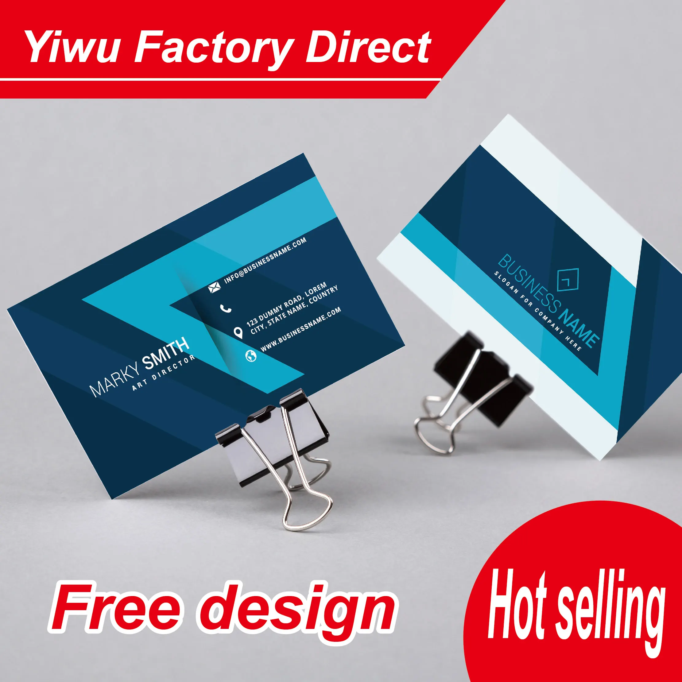 

1000 business cards customized to professionally produce high-end atmospheric square corner round corner color printing