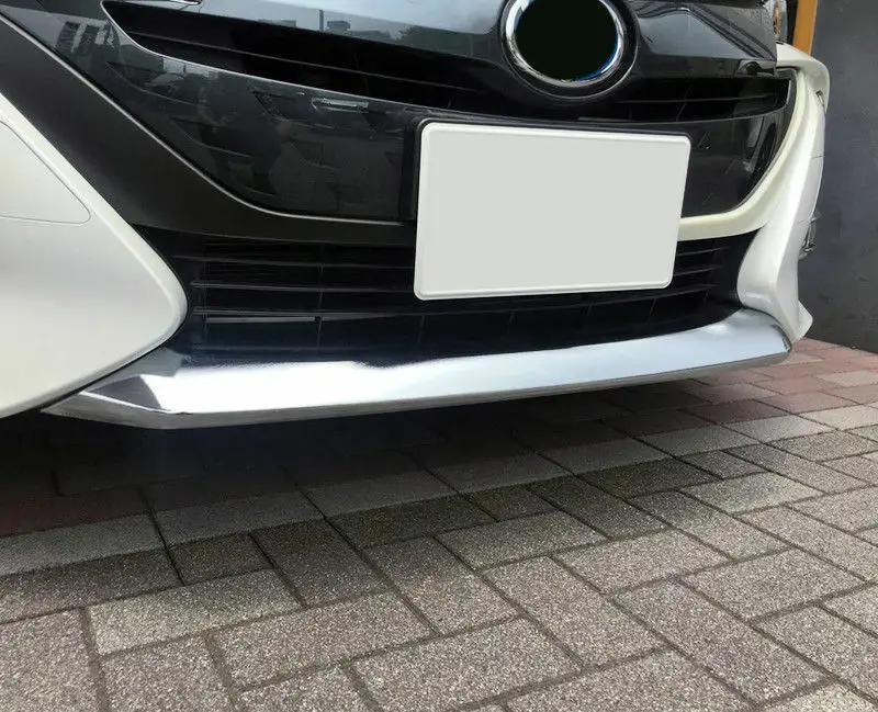 Подходит для Toyota Prius Prime Хром Передняя Защитная панель бампера Крышка для губ Отделка 1 шт