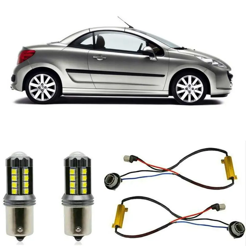 Fog Lamps For Peugeot 207 Cc Wd Cabrio Stop Lamp Reverse Back Up Bulb Rear Turn Signal Error Free 2pc - Signal Lamp - AliExpress