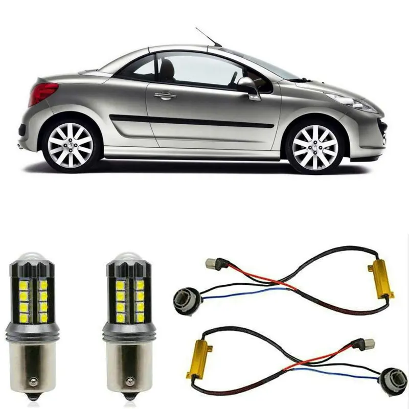 

Fog lamps for PEUGEOT 207 CC WD CABRIO Stop lamp Reverse Back up bulb Front Rear Turn Signal error free 2pc