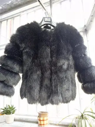 LEDEDAZ короткое модное дамское пальто из искусственного меха и куртка пушистая теплая Осенняя зимняя верхняя одежда синий/серый/розовый Fourrure Femme S-4XL - Цвет: Черный