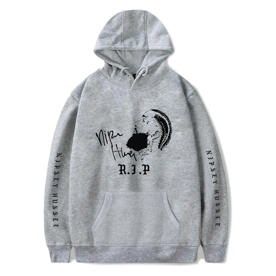 Горячая Повседневная Уличная одежда с модным принтом nipsey hussle толстовки с капюшоном для мужчин и женщин с длинным рукавом пальто с капюшоном