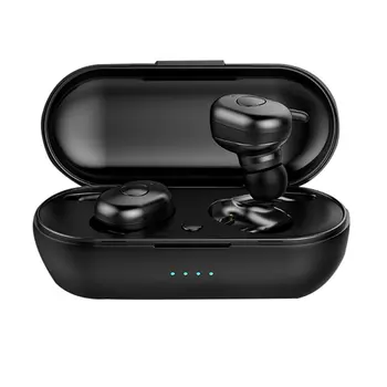 

TWS Bluetooth 5.0 Earphones True Wireless Headphones in-Ear Earbuds Waterproof Mini Headset 3D Stereo Sound Sport Earpiece