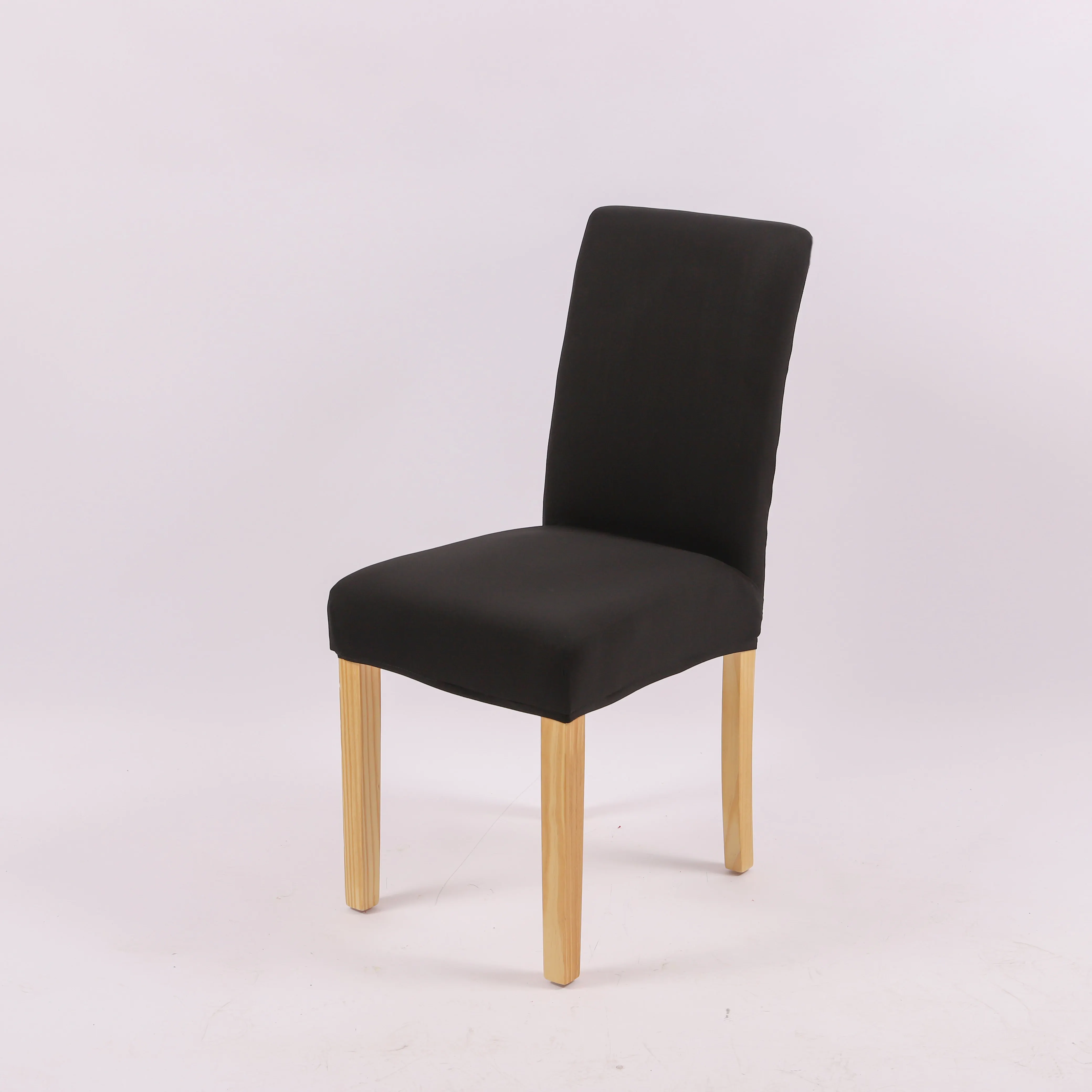 Zerolife Solid Color Chair Cover Dining Chairs Polyester Spandex Modern Plain Chair Covers Seat Cover Non-slip Wedding Banquet