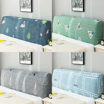 

Bed Head Cover All-Inclusive Nordic Ins Style Applicable General Dustproof Soft Wood near Back Protective Washable Pillowcase