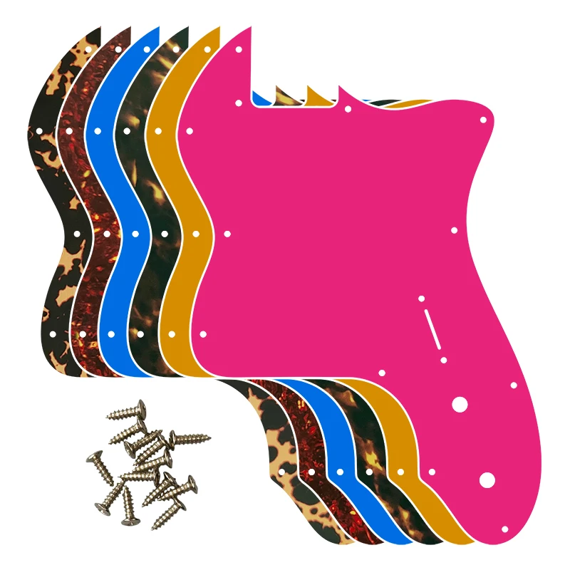 Xinyue Guitar Parts-Per Us Fd Diy Classic Series '72 Thinline Tele Telecaster Battipenna Per Chitarra Senza Pickup Scratch Plate