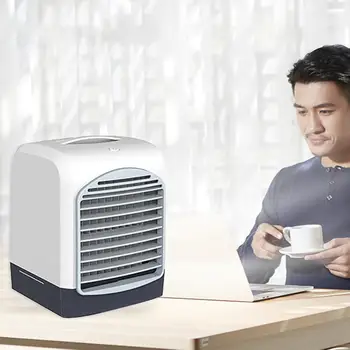 

340ml Portable Desktop USB 3-Speed Mode Mini Air Conditioner Cooling Fan Cooler