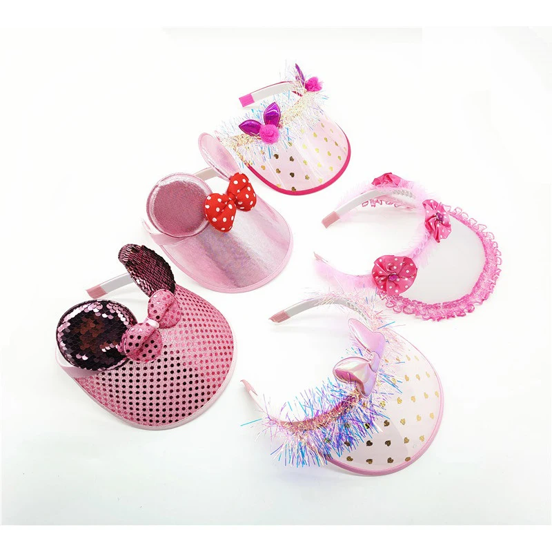 Children Casual PVC Protection Overseas parallel import regular item Sun Visor Baby summe Caps top hat Safety and trust