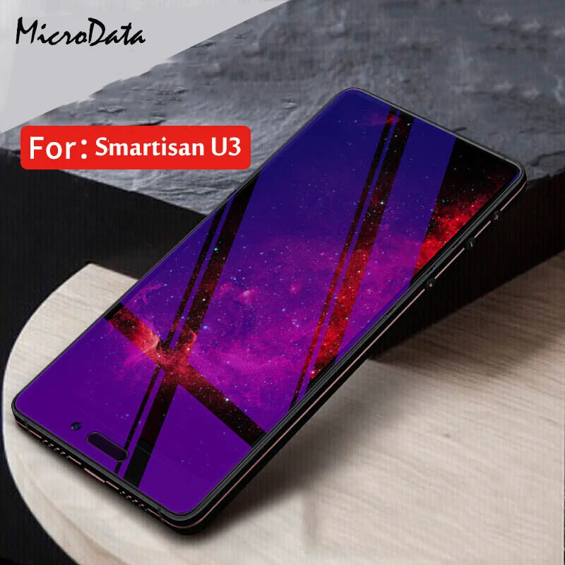 

MicroData For Smartisan U3 Anti Blue Light Tempered Glass 9H 2.5D Premium Screen Protector Film For Smartisan Nut 3 Pro 3 5.99"