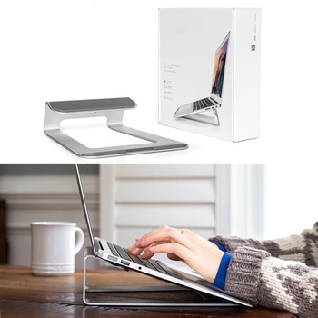 

Collapsible Aluminum Computer Riser Ergonomic Laptops Elevator for Desk Metal Holder Stand For Lenovo HP Dell PC Notebook Parts