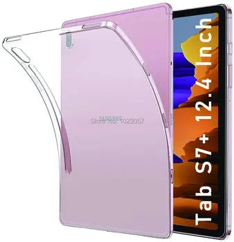 

Case For Samsung Galaxy Tab S7 11" SM-T870 T875 Cover Anti Skid Soft Silicon TPU Protection Shell For Galaxy tab S7 PLUS 12.4"