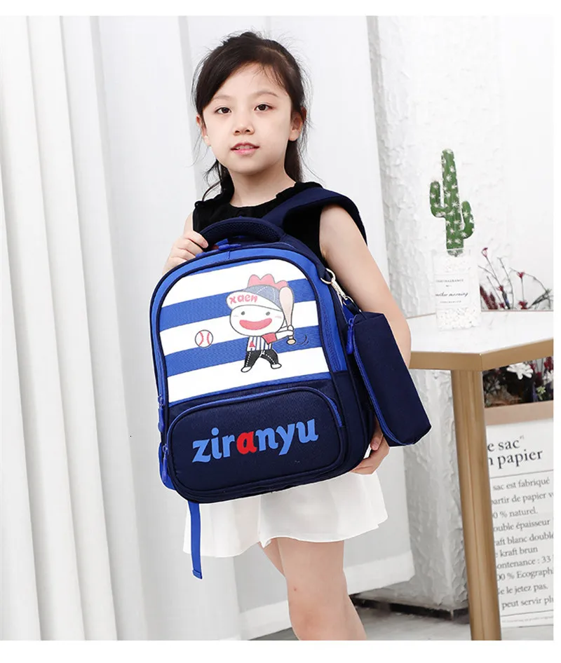 Girls Kids School Backpack for Cartoon Boys School Bags Children Backpacks for Grade 1-3 Mochila Infantil