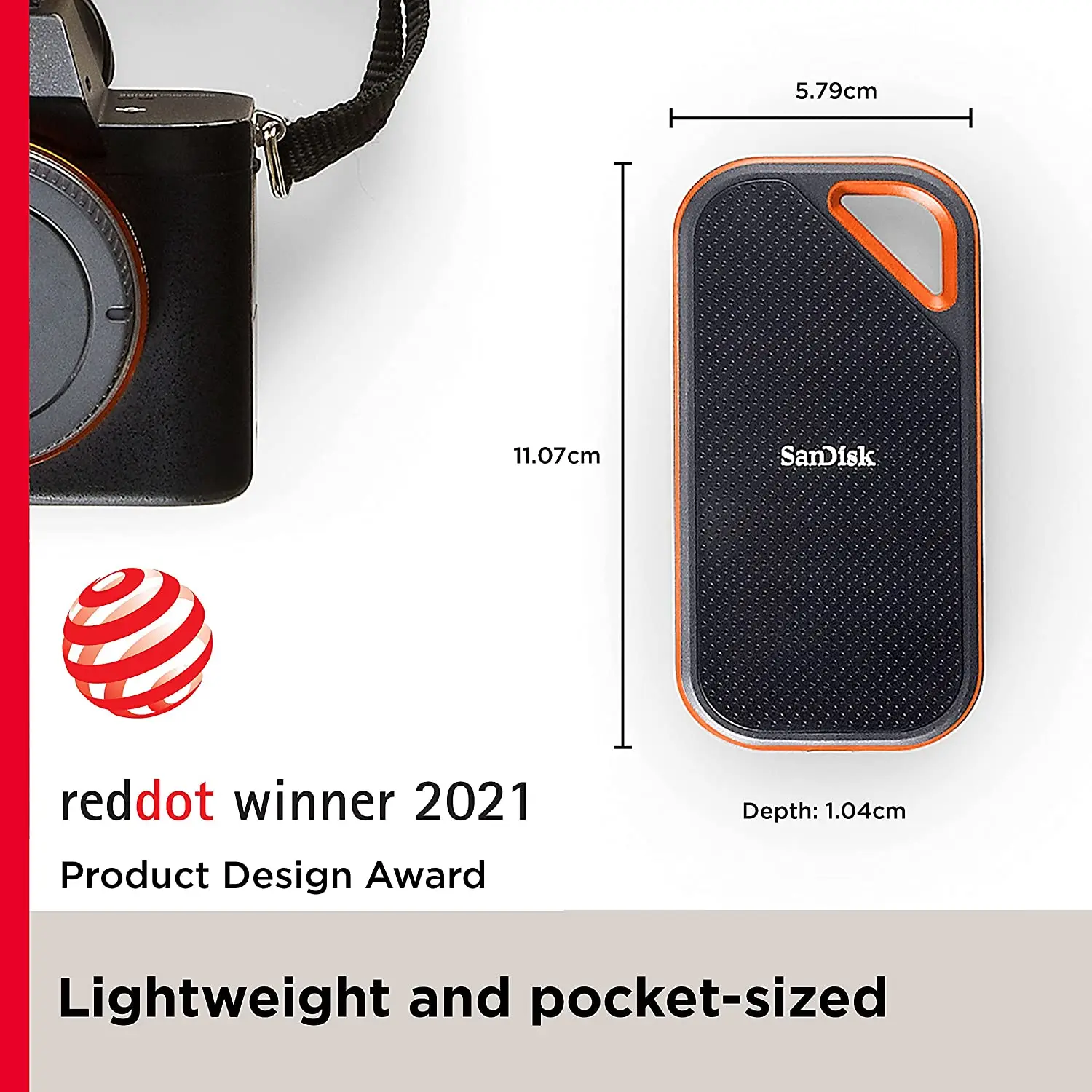 SanDisk 2 ׶Ʈ ͽƮ  4 ׶Ʈ ޴ SSD -C NVMe 1 ׶Ʈ ִ 2000 ްƮ/ USB-C -A USB 3.2 Gen 2x2 ܺ ָ Ʈ 