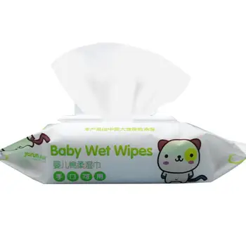 

80Pcs Baby Portable Disposable Wet Wipes Kid Hand Mouth Cleansing Napkin Tissue safe for baby hands and face