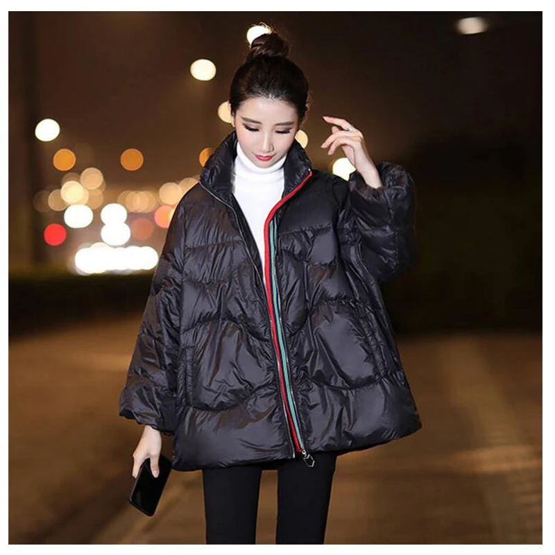 

Women Down Jacket Winter Warm Ultra Light Real Collar Short Jacket White Duck Down Parka Elegant Coat Outwear AA-653