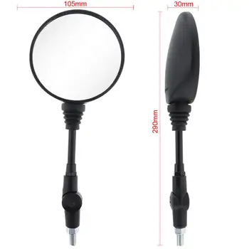 

10mm Motorcycle ATV Rearview mirror For AX-1 XR250 XR400 XR600 BAJA CRM250 KL250 KLX125 KLX250 KDX220 250 KLX450 650 KLR650 KX25