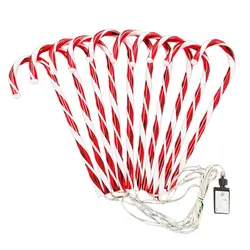 Christmas Outdoor Candy Cane Lights Christmas Garden Pathway Candy Lights Xmas Tree Indoor Outdoor For Garden Stakes