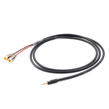 

X401 5N OCC copper 3.5mm to 2RCA Stereo Cable, 3.5mm Stereo interconnect cable