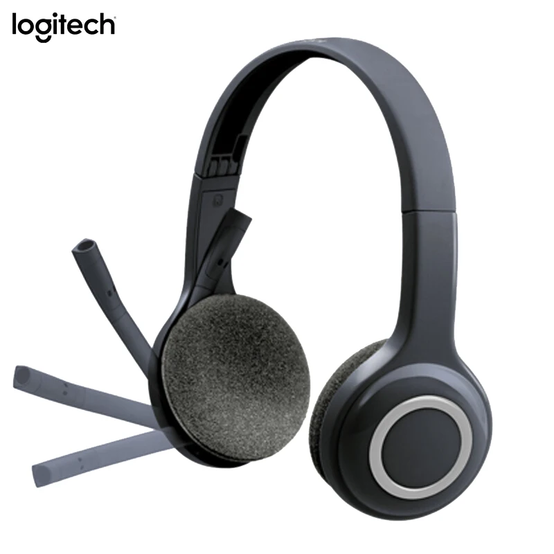 Оригинальная Беспроводная гарнитура logitech H600 с микрофоном с шумоподавлением Nano для почти платформы и операционной системы, официальная проверка