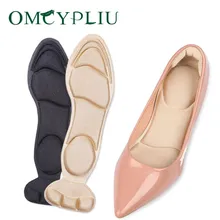 1 Pair Insole women shoe heel pads non slip pad Inserts soft sponge breathable massage woman heel protector insoles for shoes