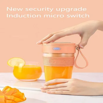 

300ml Mixer Portable Small Electric USB Rechargeable Smoothie Juicing Cup Maker Fast Blenders Food Processor Multi-function Tool