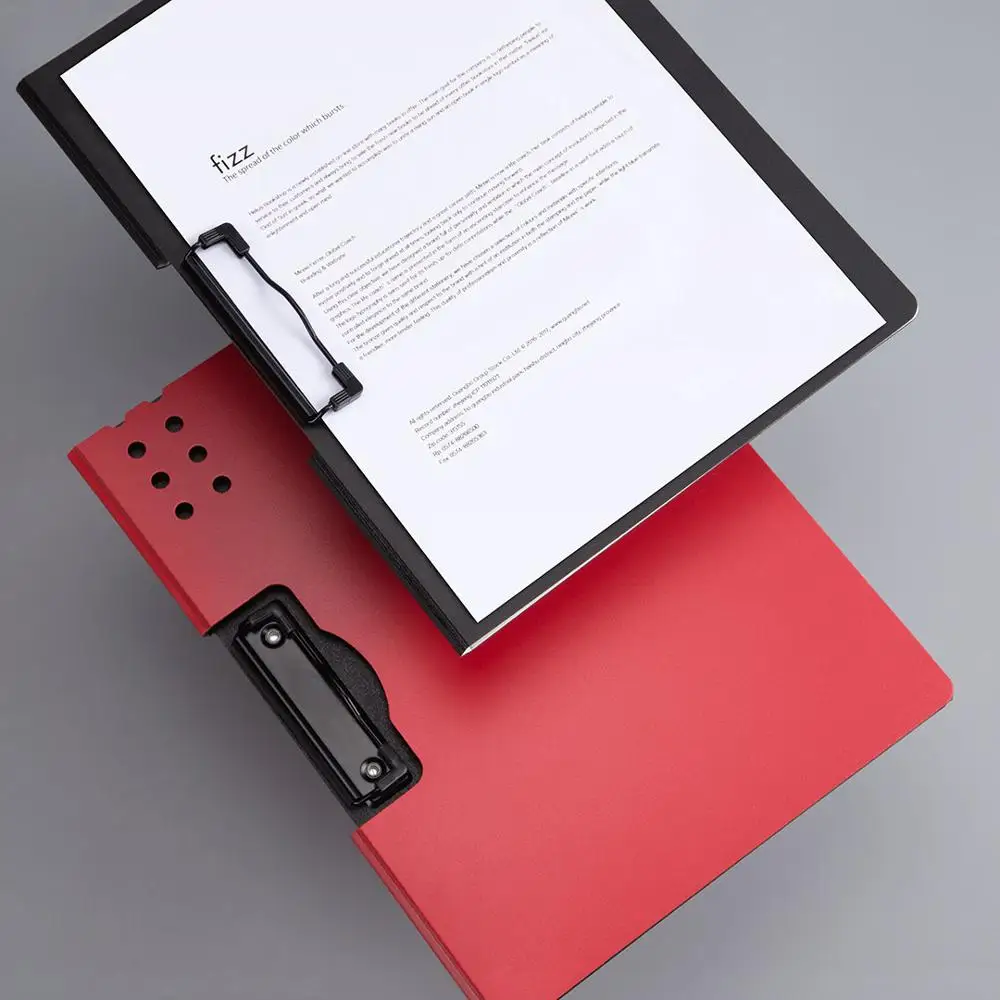 Youpin Fizz Horizontal A4 Folder Matte Texture Portable Pad Portable Pen Tray Thicken Briefcase School Office Supplies portable folder