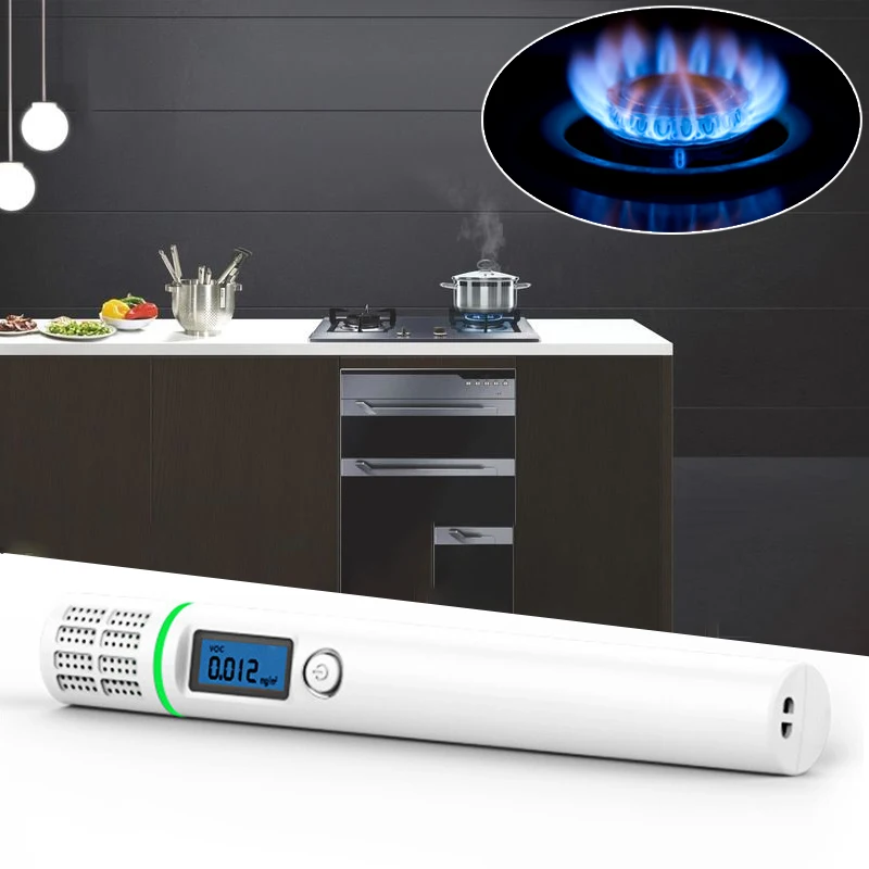 

LED Gas Analyzer Combustible Gas Alarm LPG LNG Coal Natural Gas Leak Detector Sensor High Sensitive For Home Security Safety