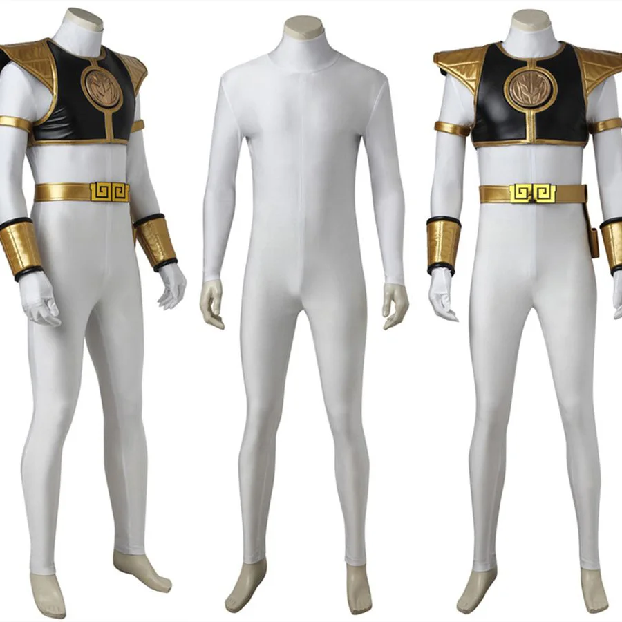 Power Rangers White Tyranno Ranger, костюм для косплея