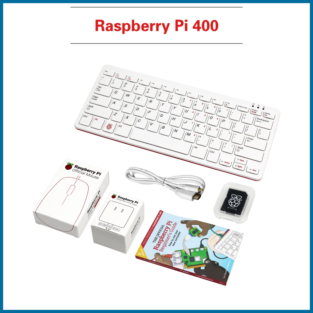 半分の値段販売 Raspberry Pi 400キット 公式usキーボード 4gb Ram 1 8 Gb Cortex 2 Cpu Eu Us Uk電源 ビデオケーブル Rpiガイド 400 当社オリジナル Hopespeechtherapy Com