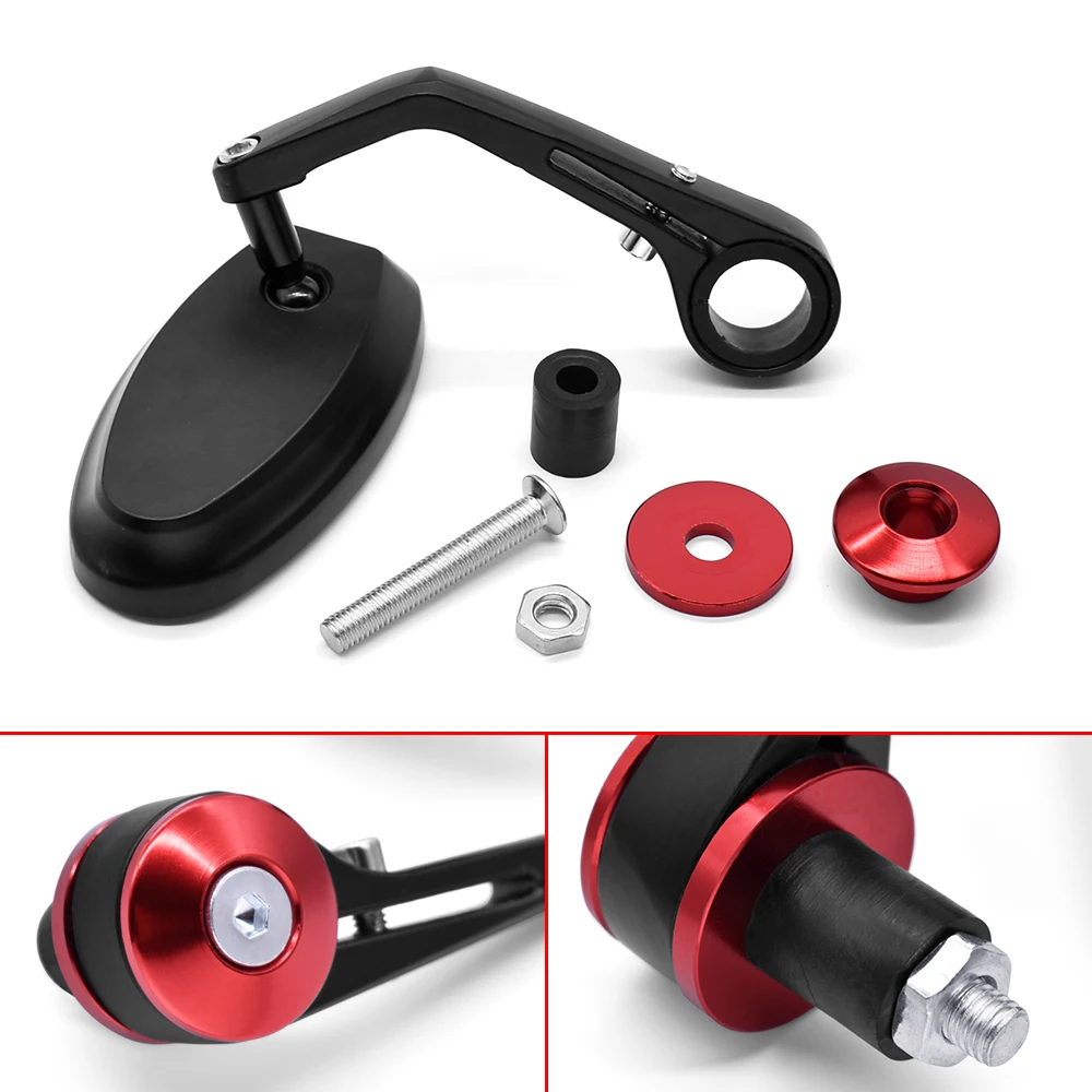 Для Yamaha MT07 MT09 MT10 mt 07 09 10 07mt мотоцикла алюминиевый задний вид 7/8 &quotРучка Бар Конец