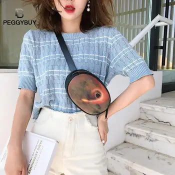 

Universe Stars Women Waist Pack Fashion Crossbody Bag Money Zip Phone Pouch Chest Bag Ladies Belt Phone Bag Waist Packs