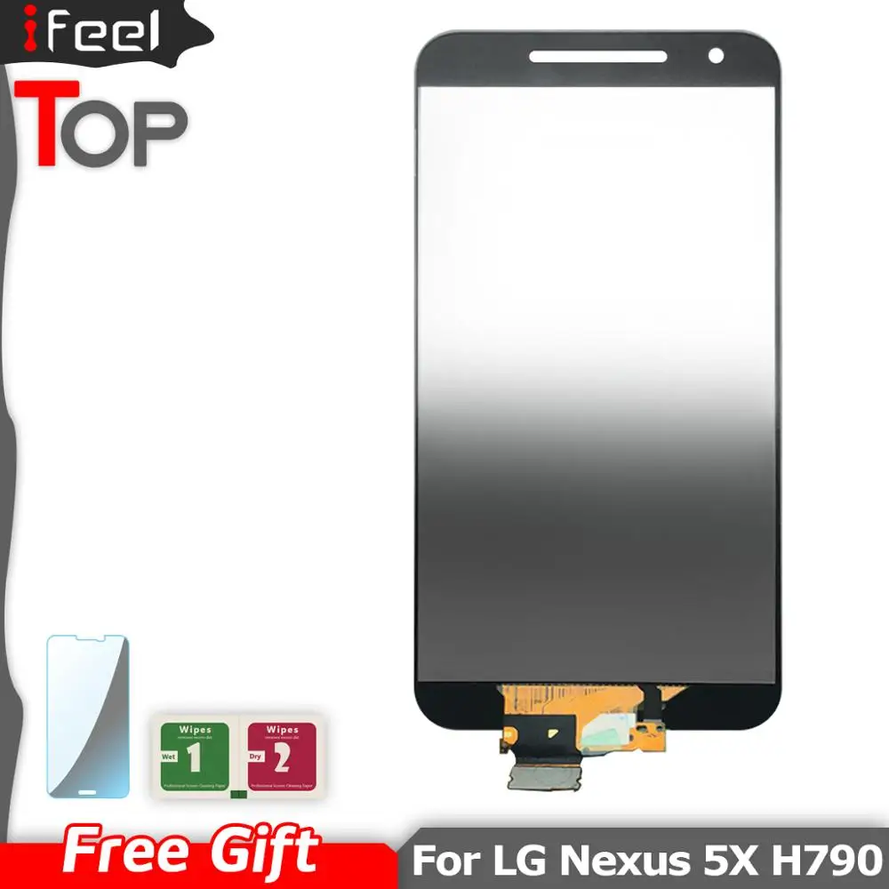 Новый ЖК-дисплей No Dead Pixe 5 2 &quotдля LG Nexus 5X H790 H791 сенсорный экран с рамкой и