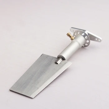 

1PC Full Immersion Steering Rudder Stainless Steel Rudders Flake+Aluminum Alloy Base+Rocker Arm for 26-30CC Gasoline Boat Model