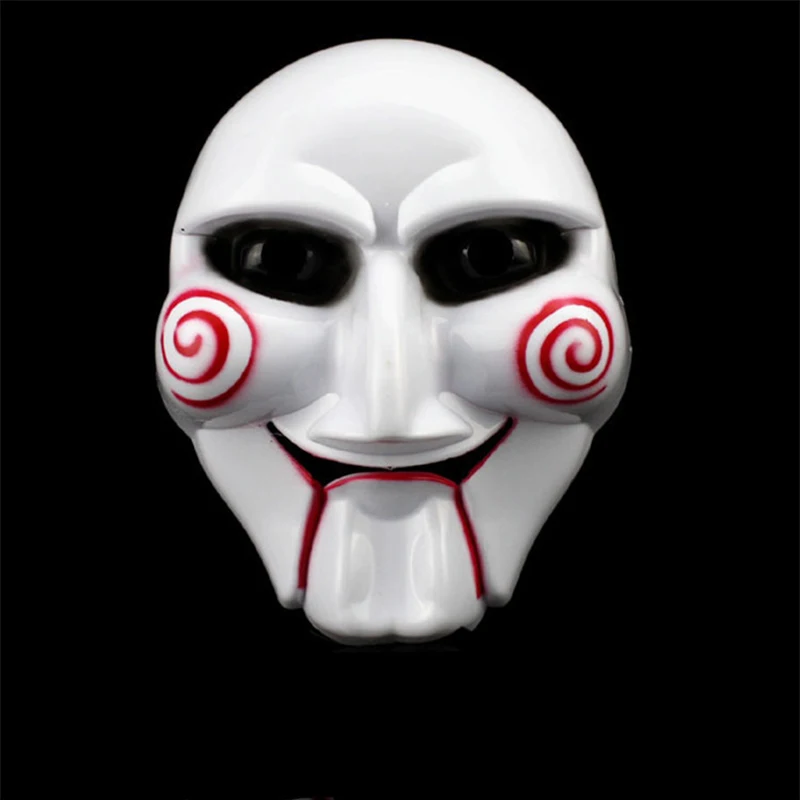Halloween Party Cosplay Saw Puppet Mask Popular Masquerade Costume Billy Jigsaw Props Masks Festive Atmosphere Supplies anime cosplay props