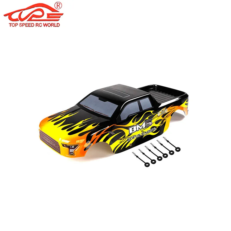 Pickup Color Car Shell Body For 1/5 Hpi Fg Monster Hummer Truck Rofun