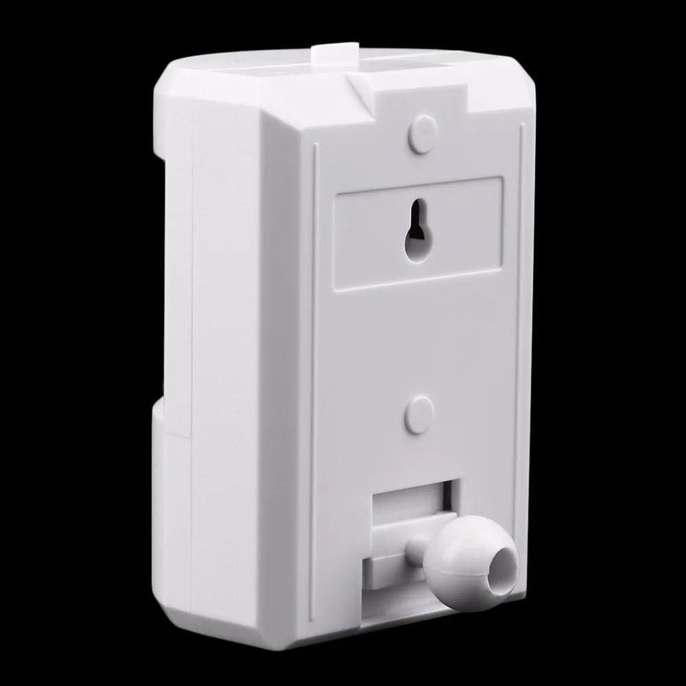 Wireless IR Remote Security Doorbell Alarm System Wireless Detector Alarm Driveway Patrol Garage Infrared  Motion Sensor White