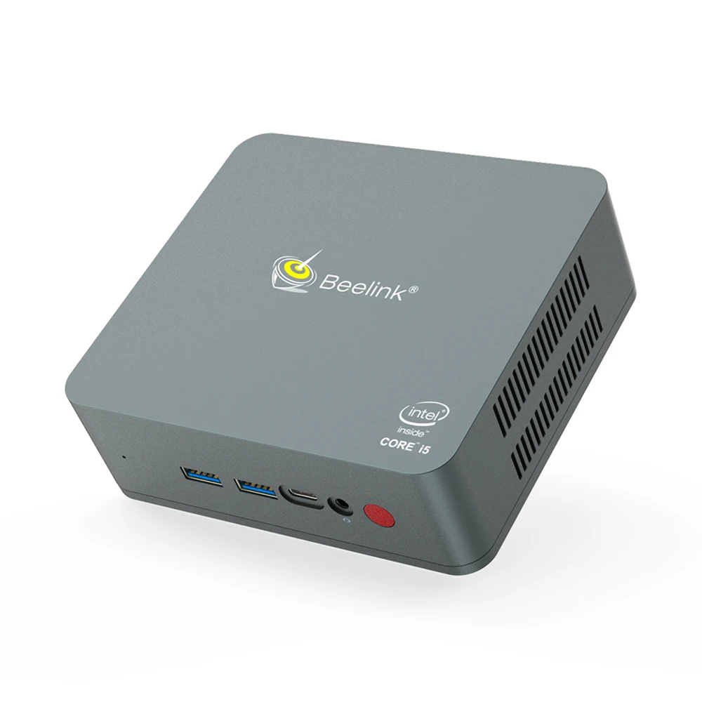 2020 apagado Beelink U57 Mini PC bluetooth 4,0 Intel i5-5257U 3,1 GHz 8GB 256GB 1000M LAN 2,4 + 5,8G Dual WIFI USB3.0 Windows 10 Mini PC