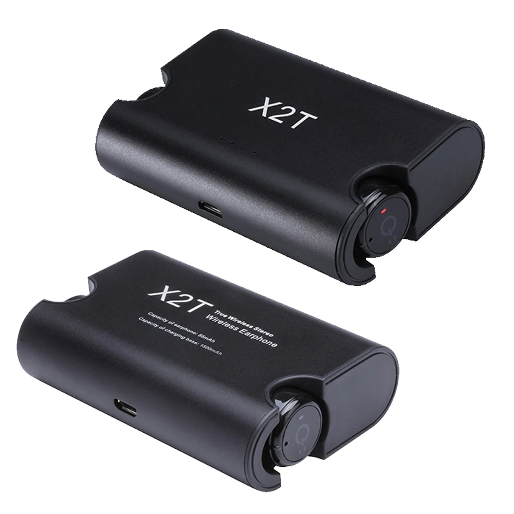 Vococal X2T TWS мини бинауральные наушники гарнитура Bluetooth с зарядной док станцией для