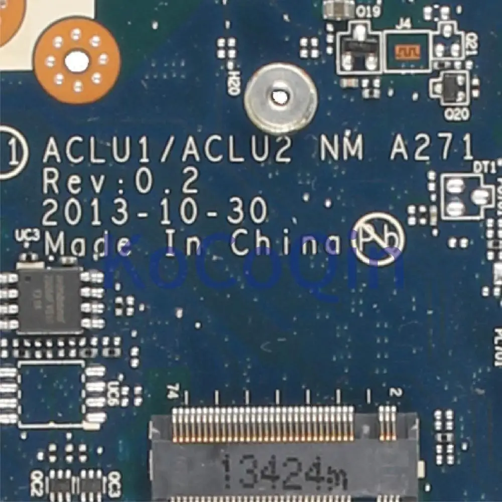 wonderful  KoCoQin laptop Motherboard For LENOVO G50-70 SR16P i3-4100U Mainboard NM A271 72777777 216-0856050
