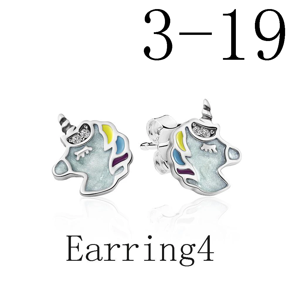 925 пробы серебряные серьги в виде медведя модные серьги-гвоздики для пирсинга ювелирные изделия от производителя