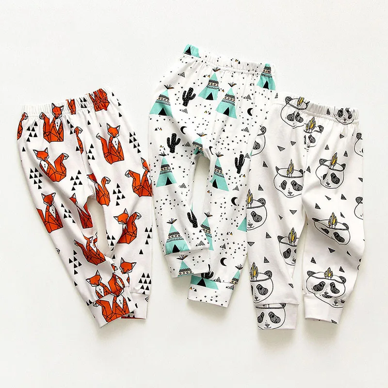 3pieces/lot Baby Pants Soft Cotton Baby Boys Girls PP Pants 0-24M For Spring&Summer Harem Newborn Girl Boy Clothing